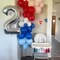 Red White and Blue Balloons 60pcs, Red Dark Light Blue White Balloons for Boys Birthday Patriotic Anniversary Memorial Day 4th of July Independence Day Labor Veterans Baseball Sporting Decorations